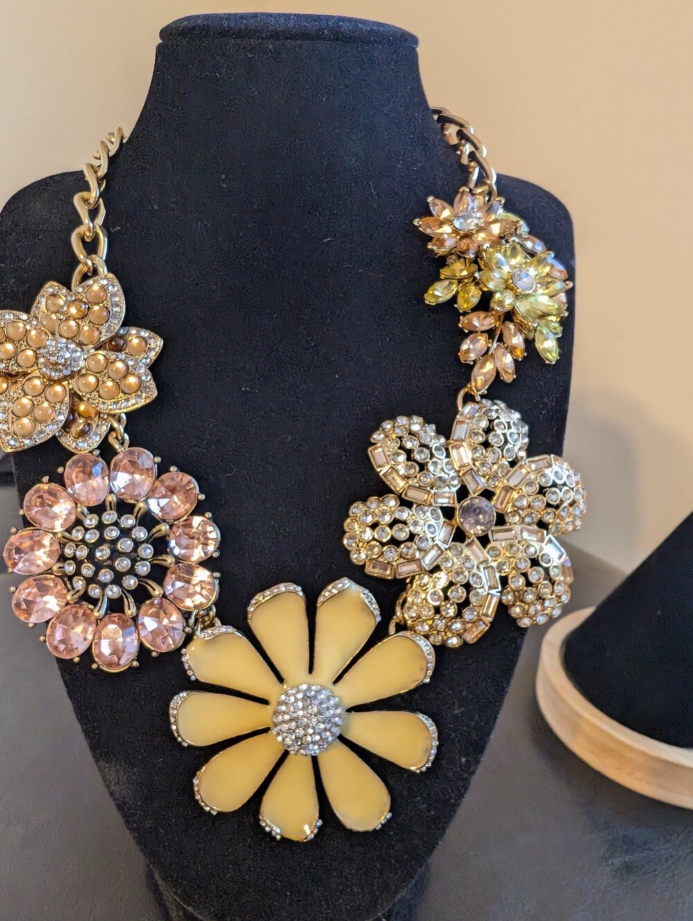 Statement Floral Cluster Necklace